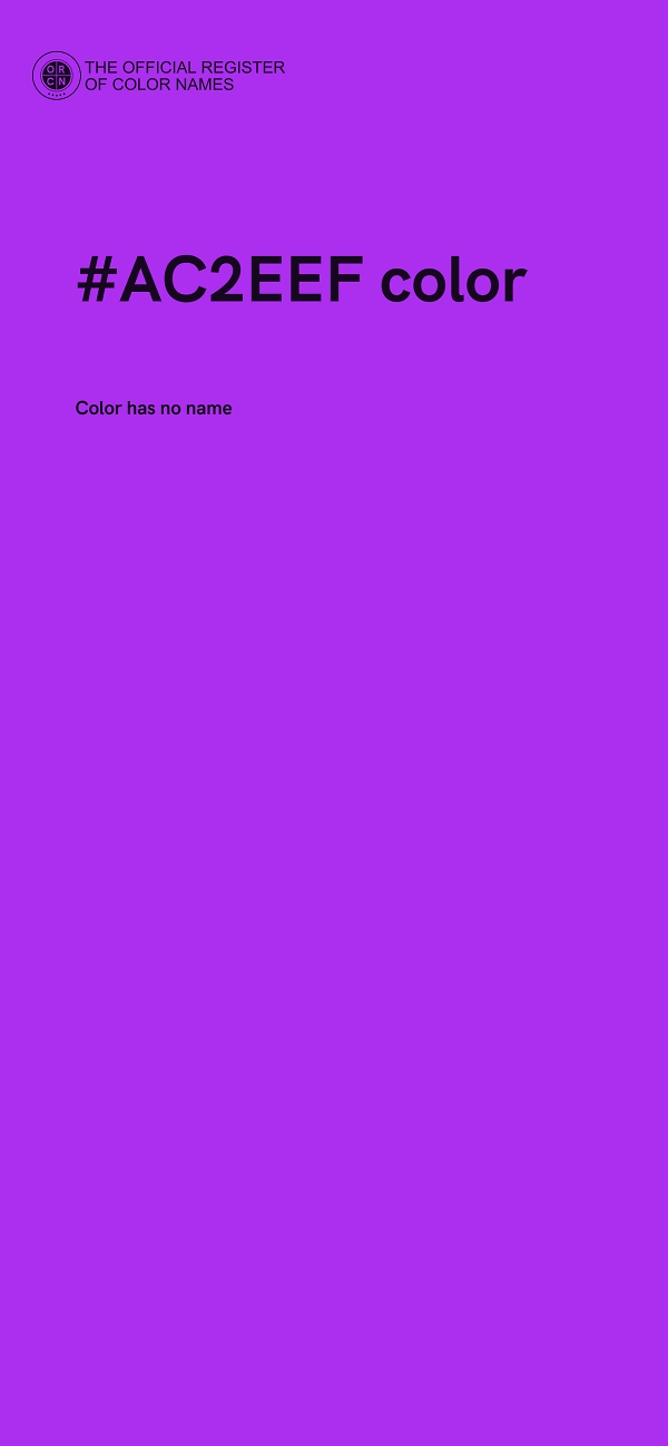 #AC2EEF color image