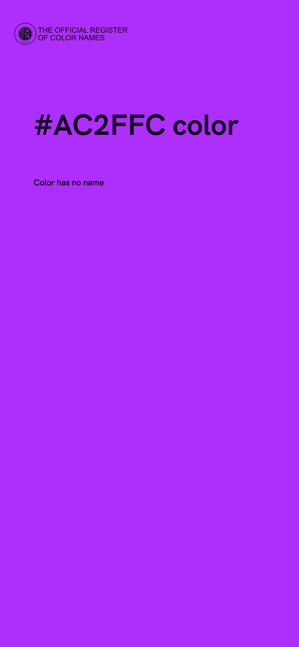 #AC2FFC color image