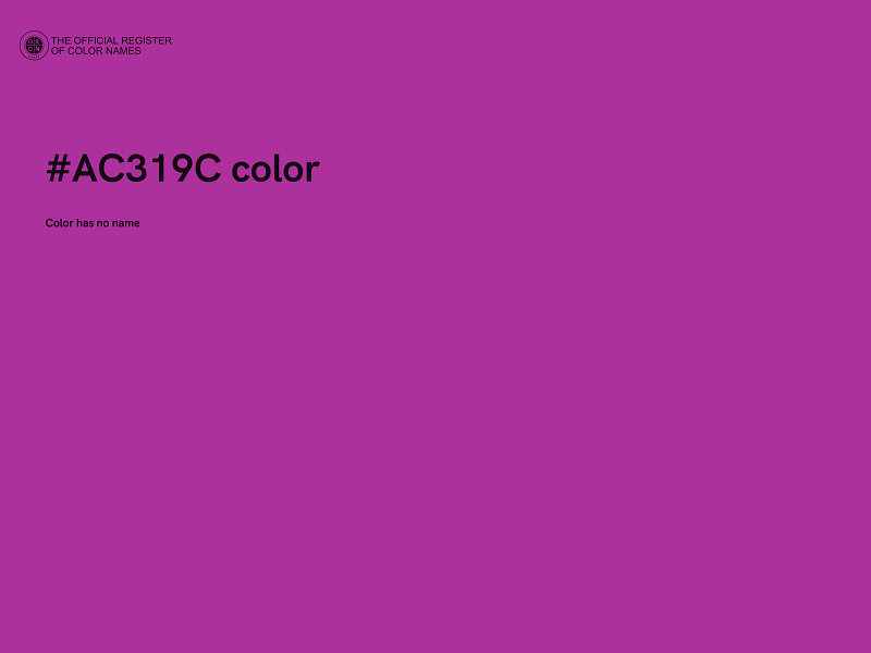 #AC319C color image