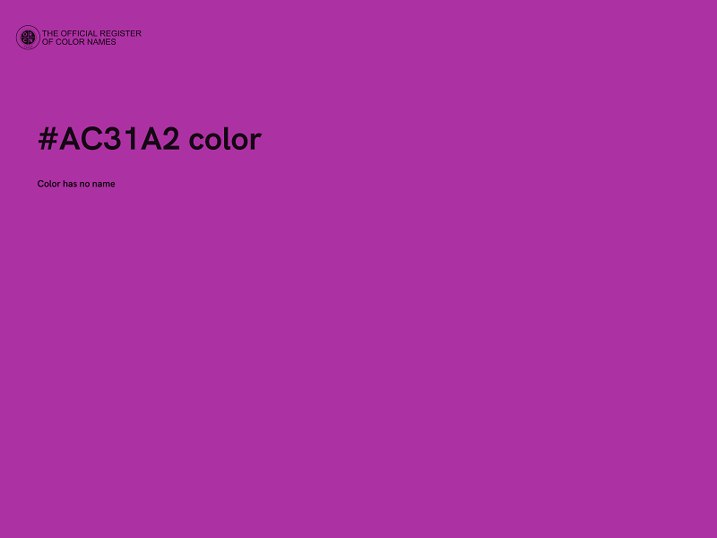 #AC31A2 color image