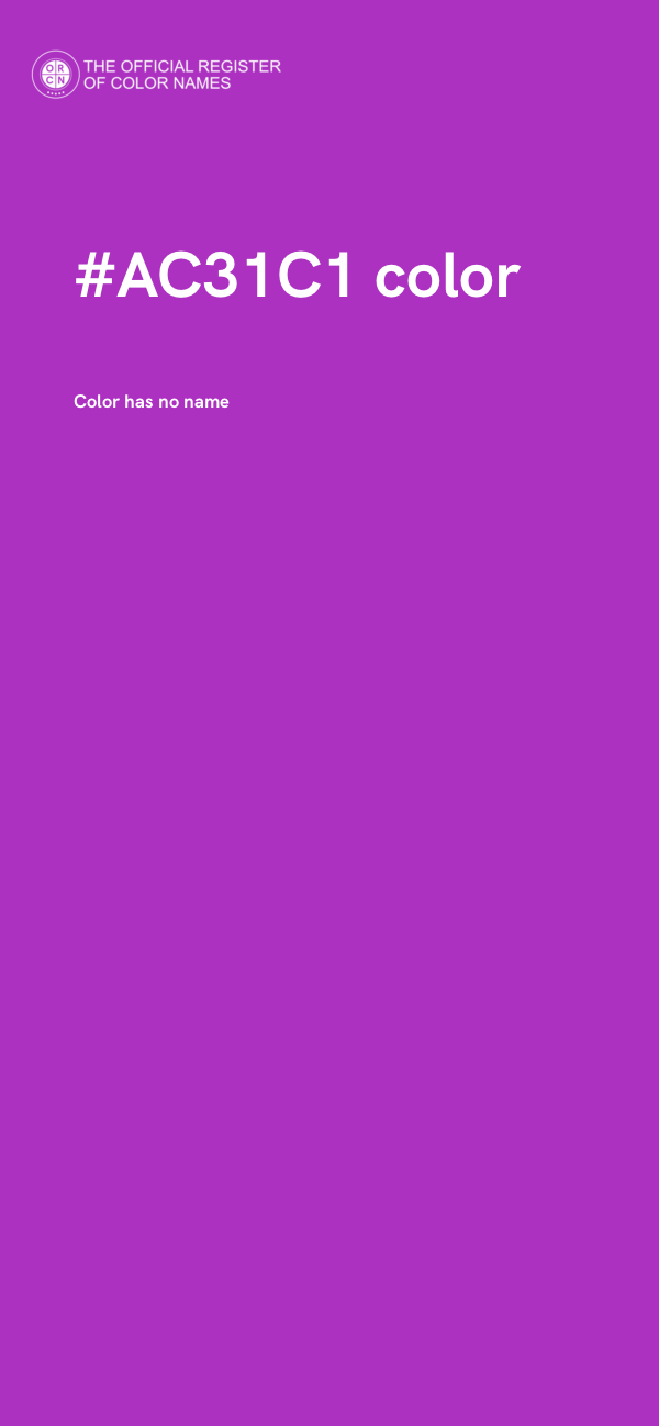 #AC31C1 color image