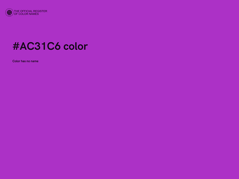 #AC31C6 color image