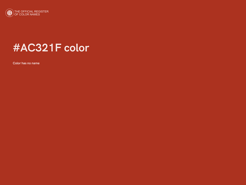 #AC321F color image