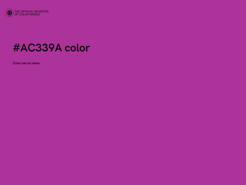 #AC339A color image