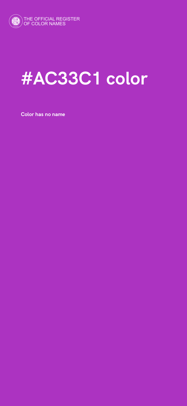 #AC33C1 color image