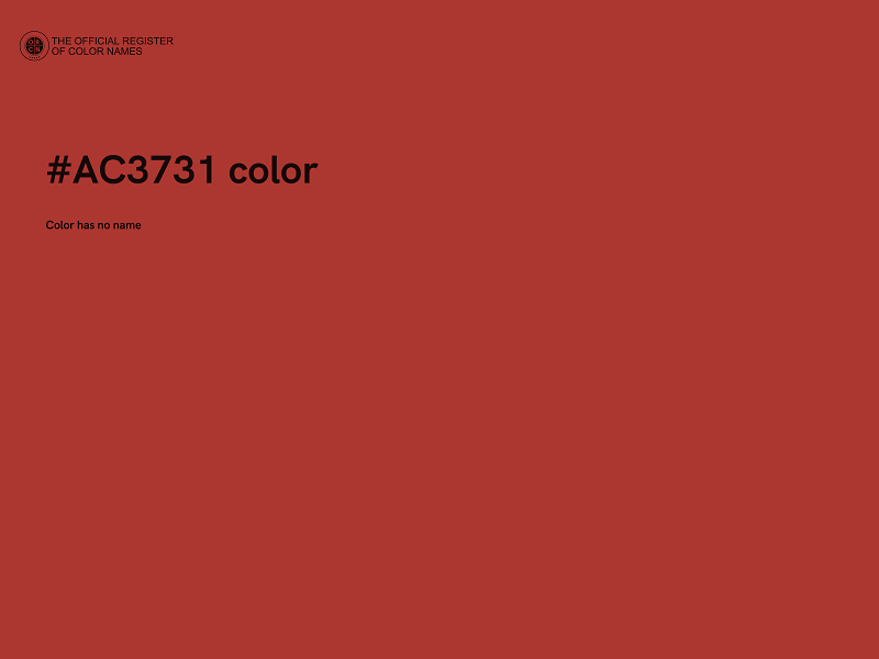 #AC3731 color image