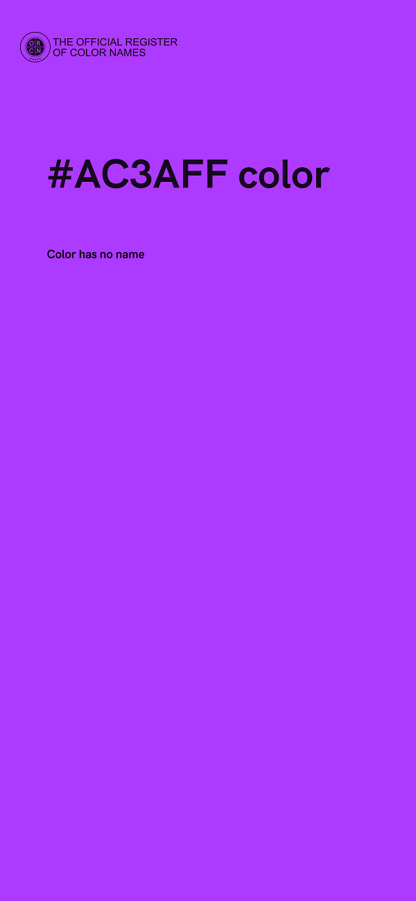 #AC3AFF color image