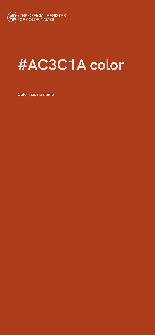 #AC3C1A color image