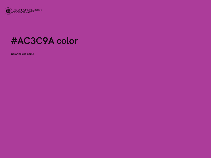 #AC3C9A color image