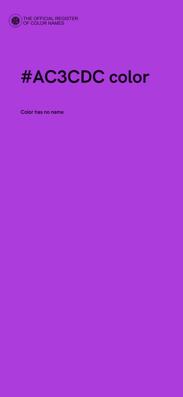 #AC3CDC color image