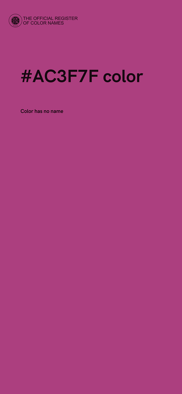 #AC3F7F color image
