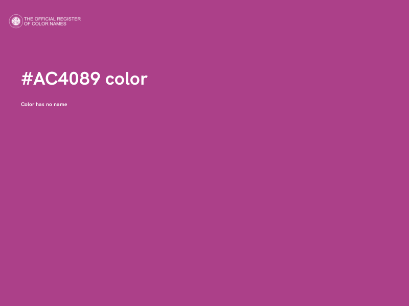 #AC4089 color image