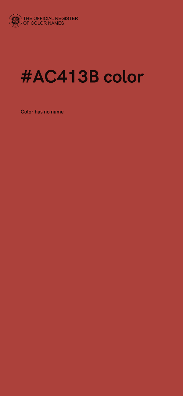 #AC413B color image