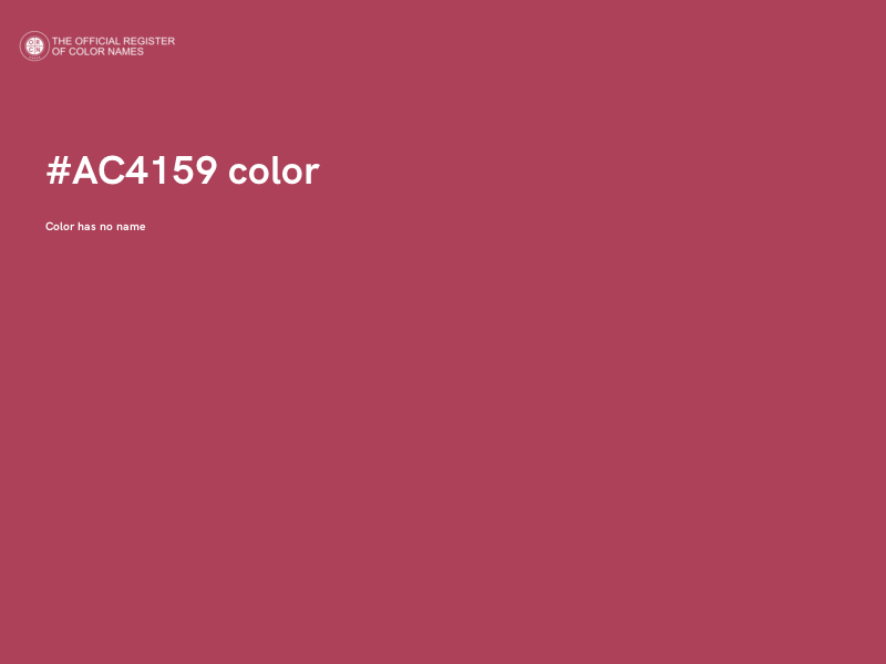 #AC4159 color image