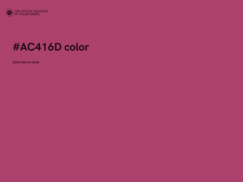 #AC416D color image