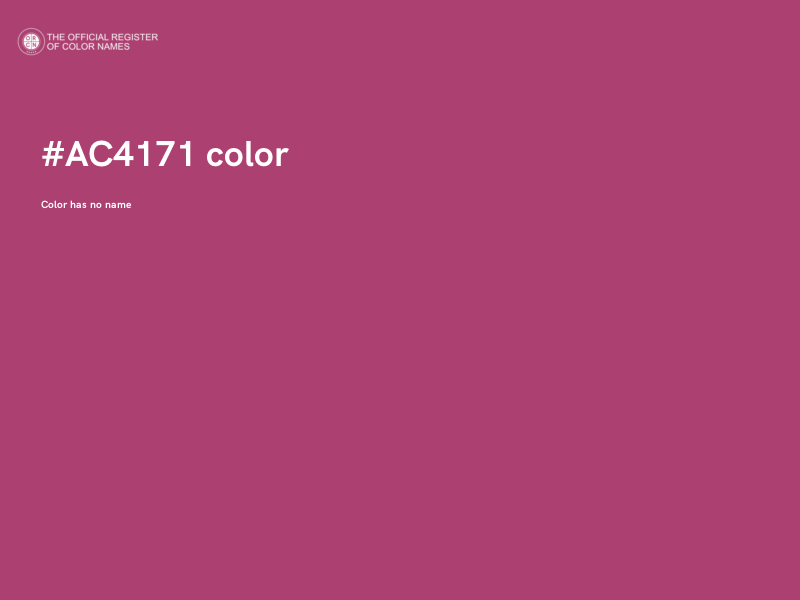 #AC4171 color image