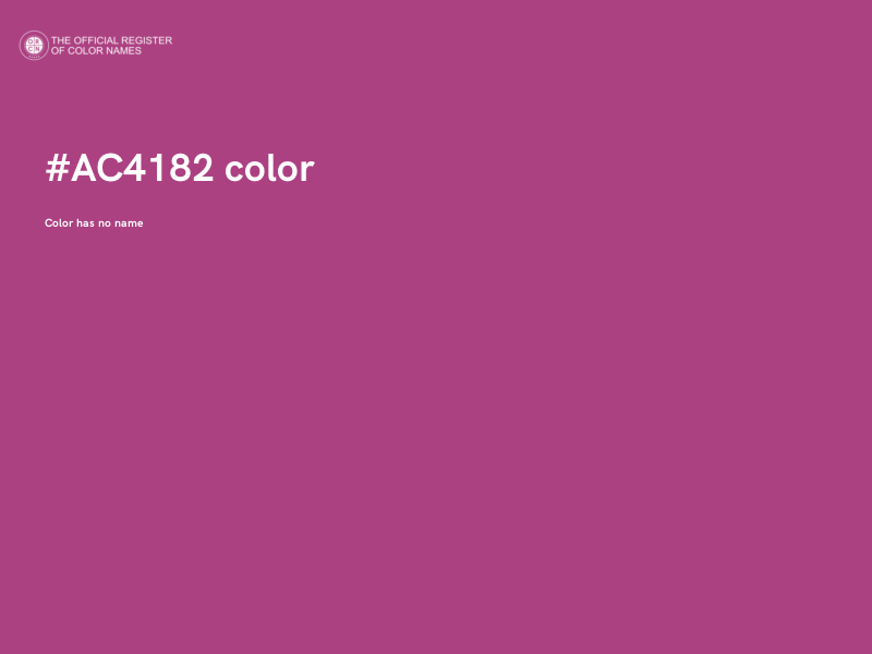 #AC4182 color image