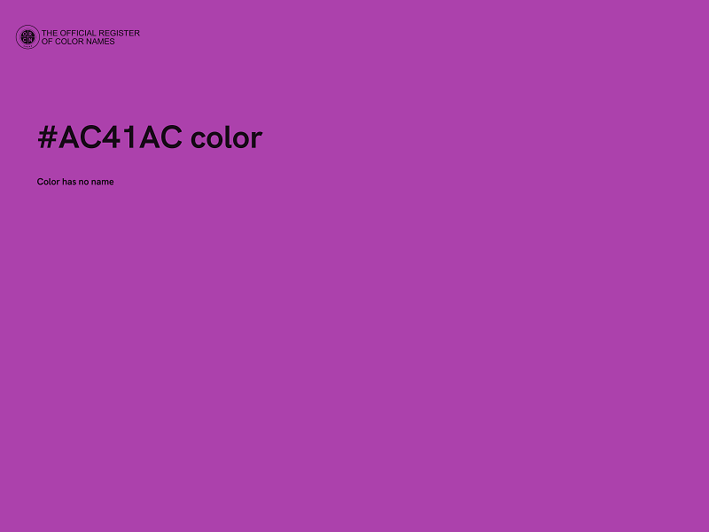 #AC41AC color image