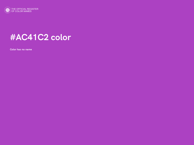 #AC41C2 color image