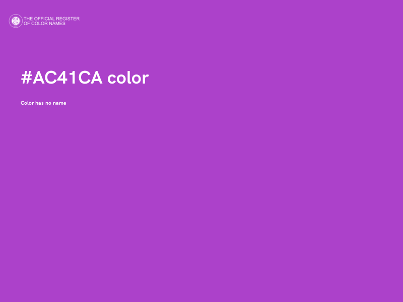 #AC41CA color image