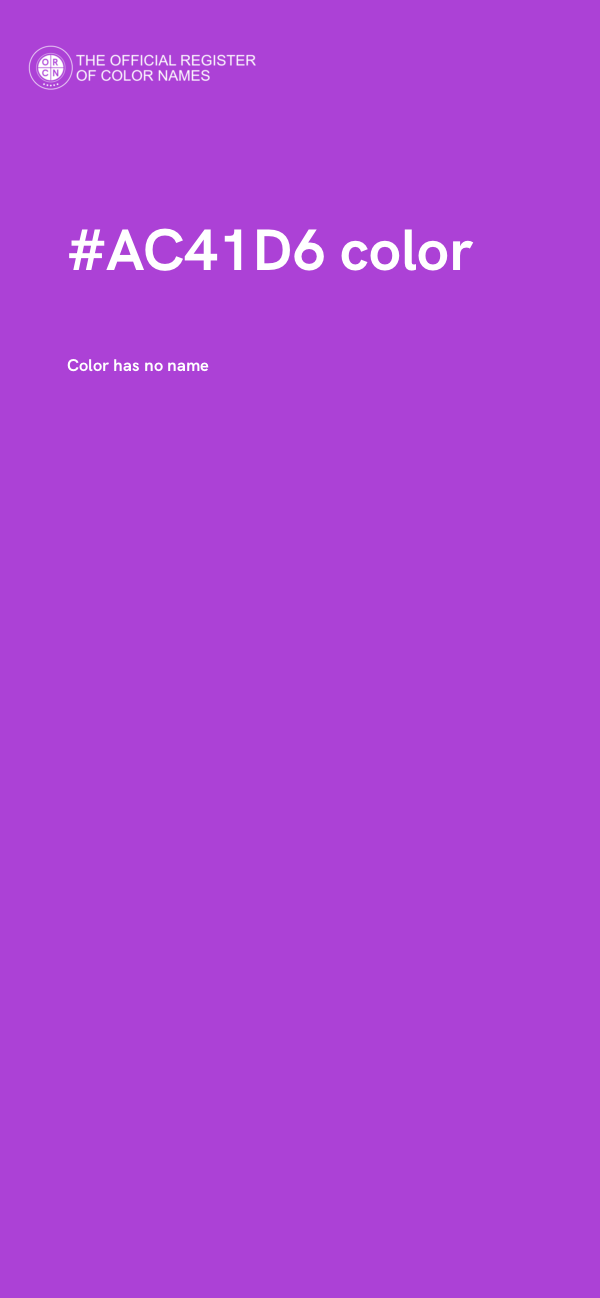 #AC41D6 color image