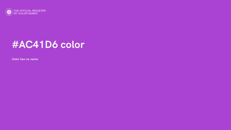 #AC41D6 color image