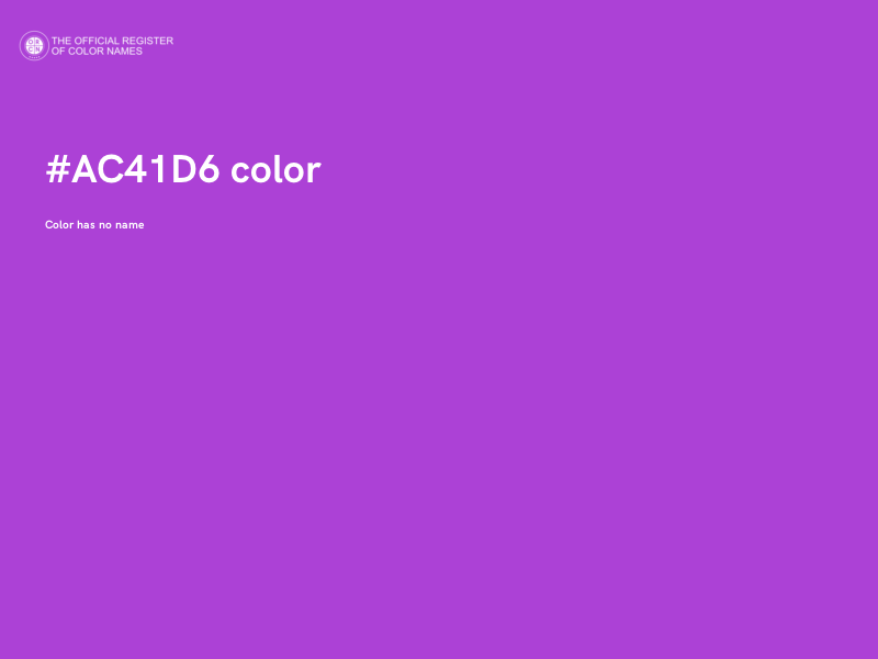 #AC41D6 color image