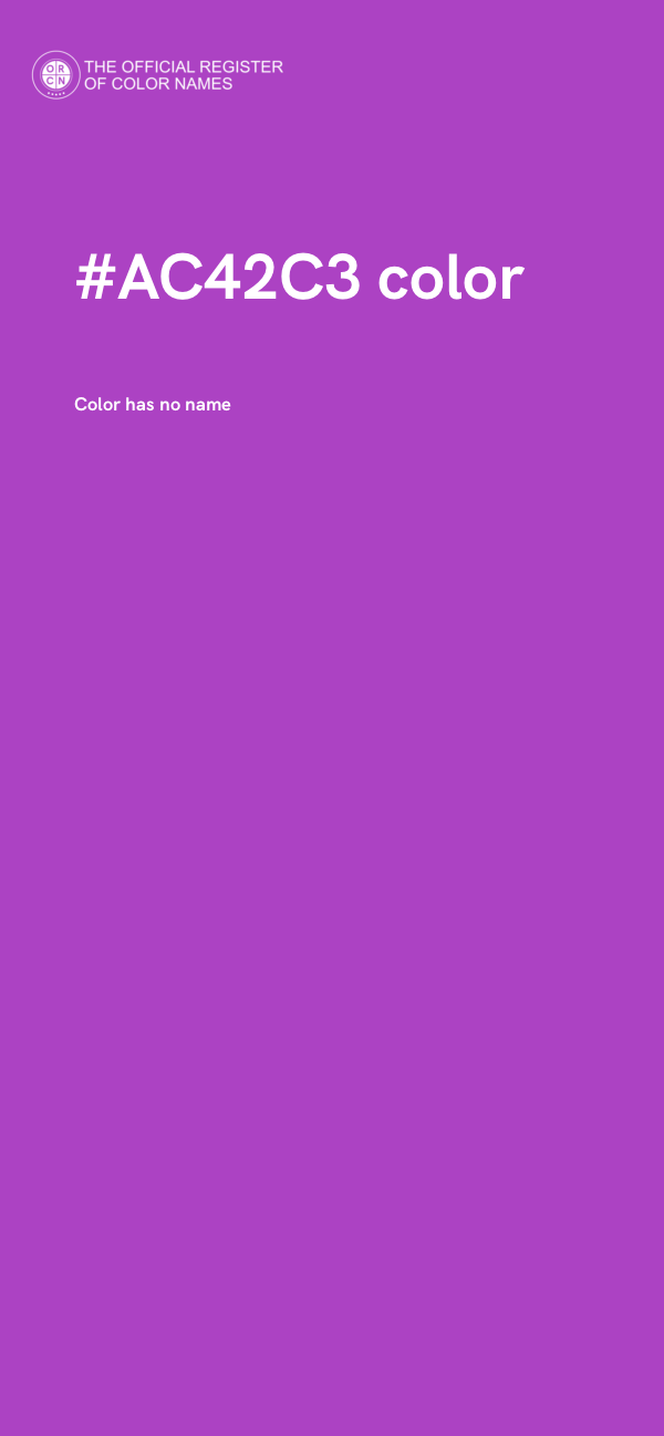 #AC42C3 color image