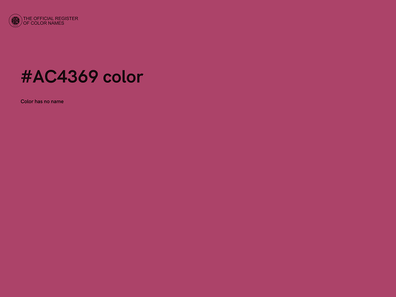 #AC4369 color image