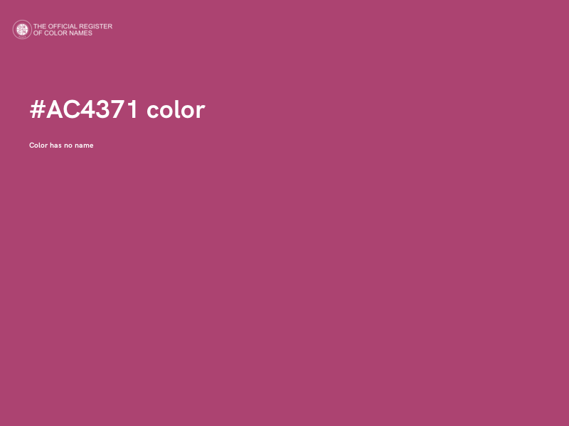 #AC4371 color image