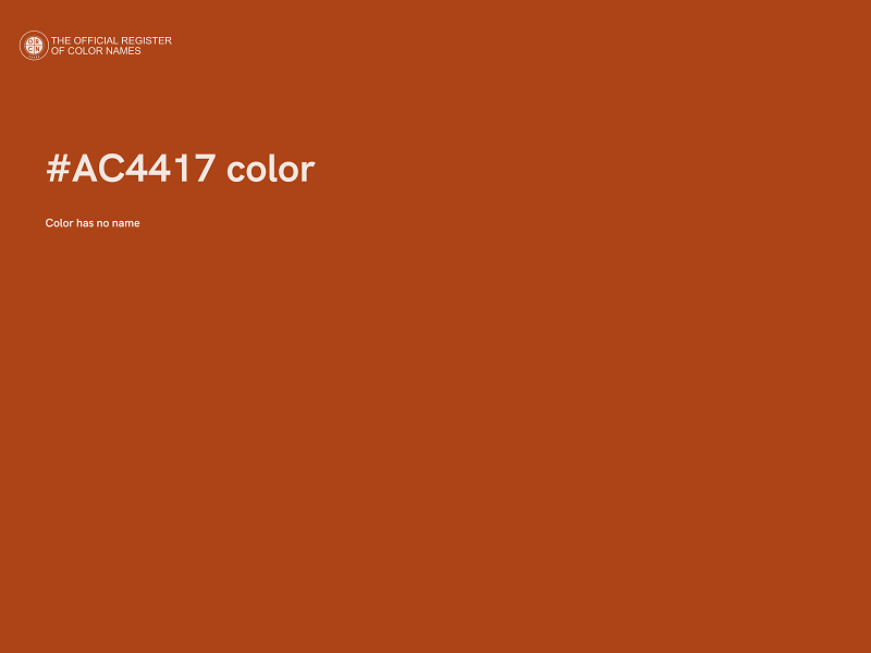 #AC4417 color image