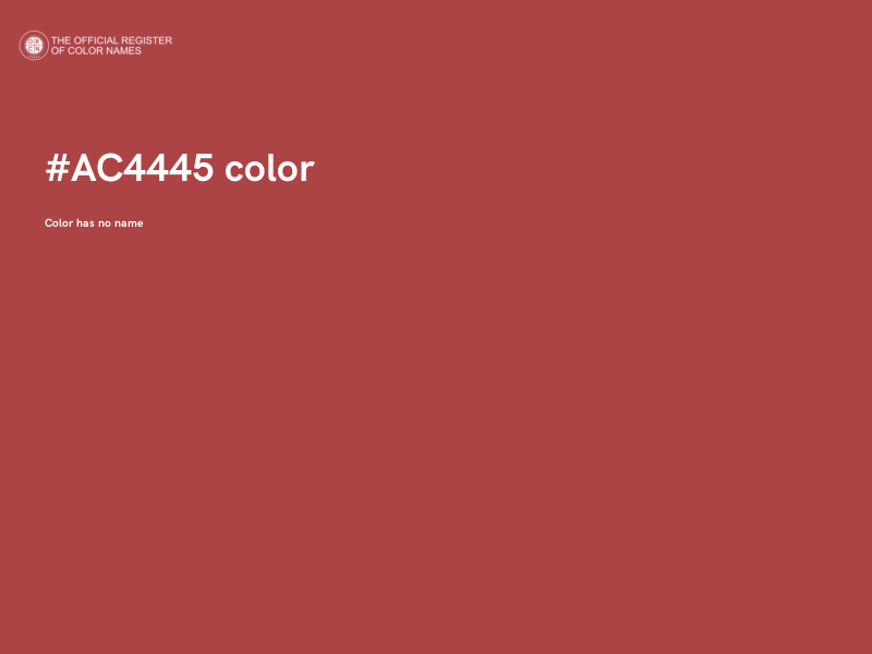 #AC4445 color image