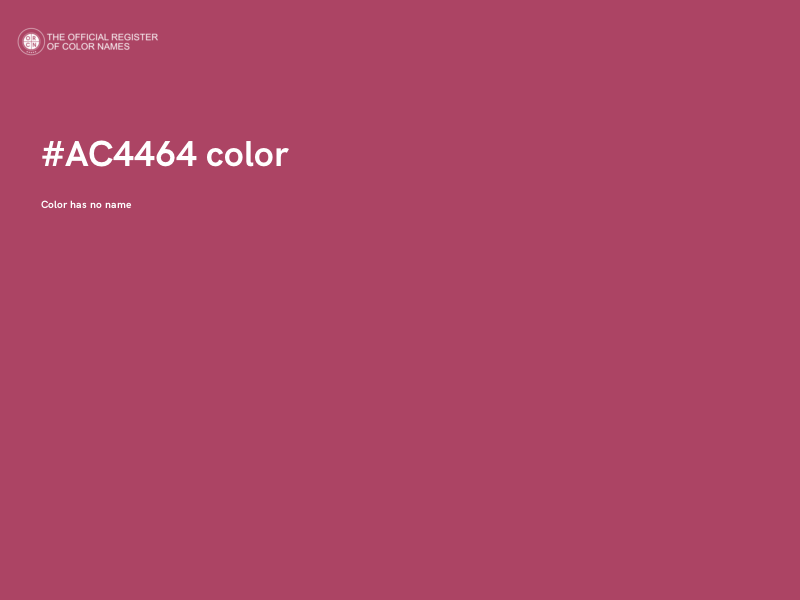 #AC4464 color image