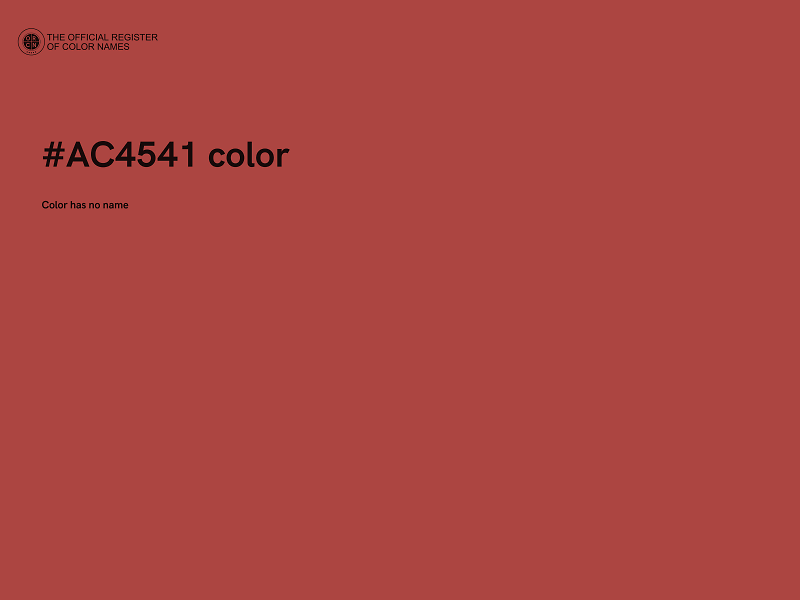 #AC4541 color image