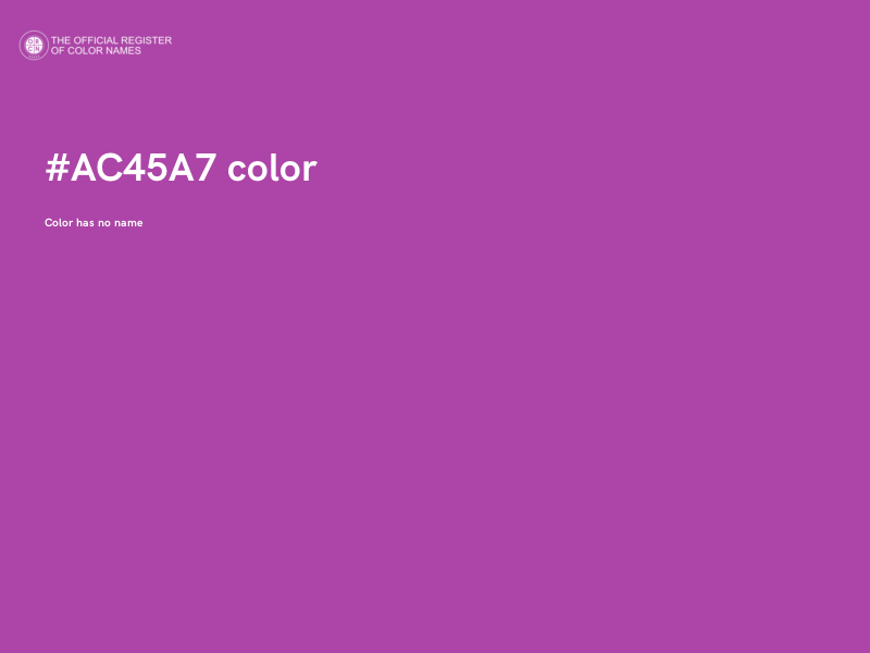 #AC45A7 color image