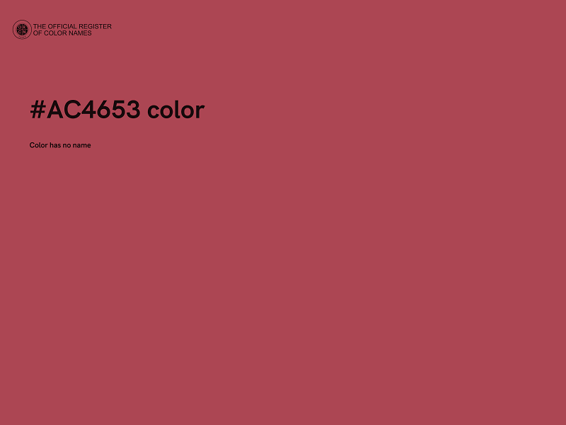 #AC4653 color image