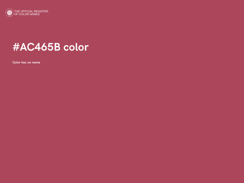 #AC465B color image