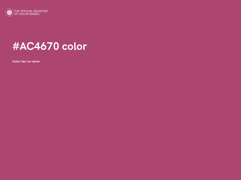 #AC4670 color image
