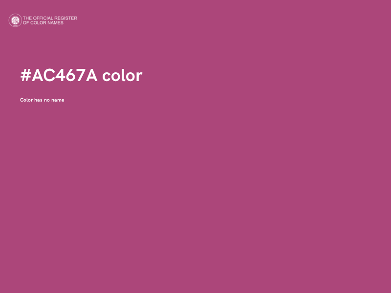 #AC467A color image