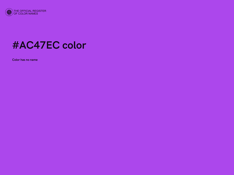 #AC47EC color image