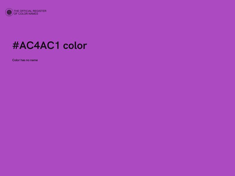 #AC4AC1 color image