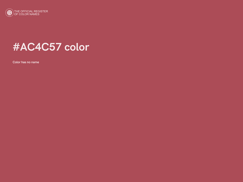 #AC4C57 color image