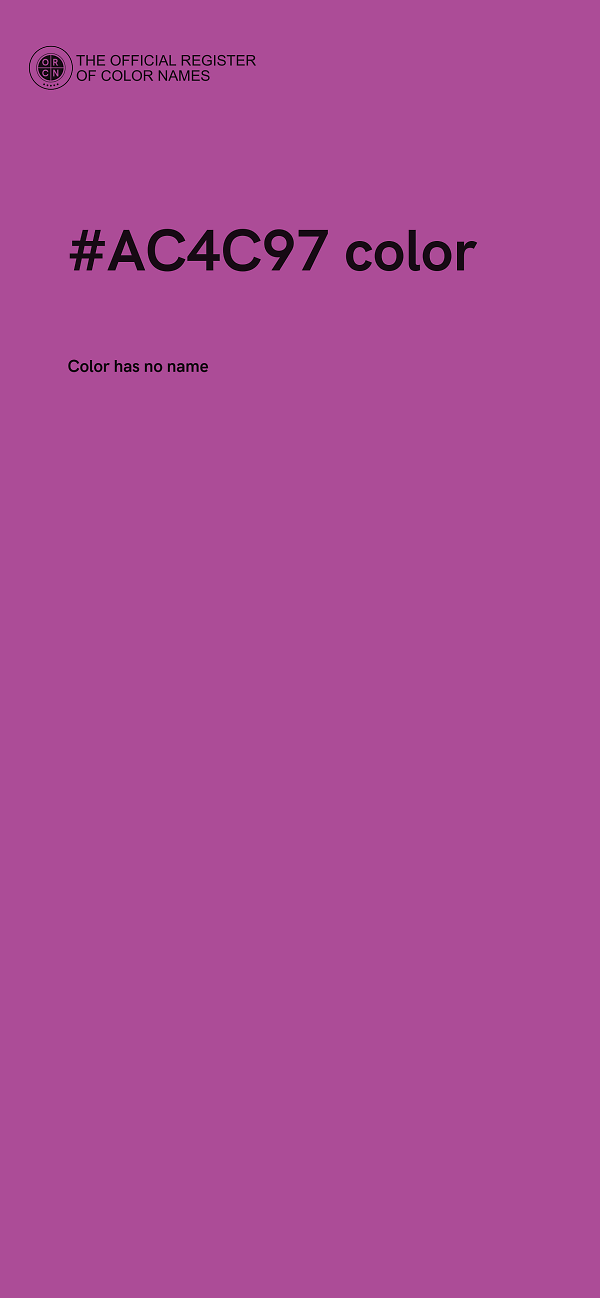 #AC4C97 color image
