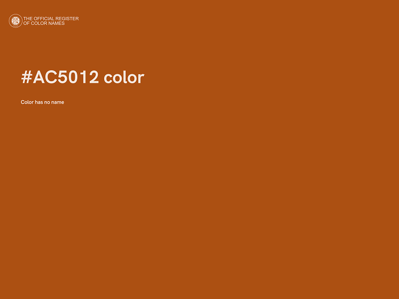 #AC5012 color image