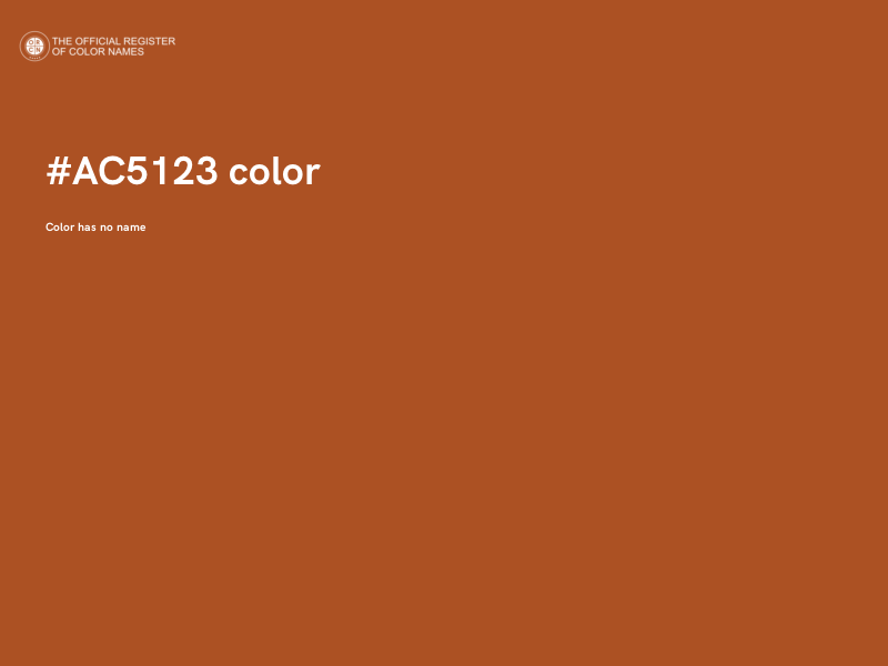 #AC5123 color image