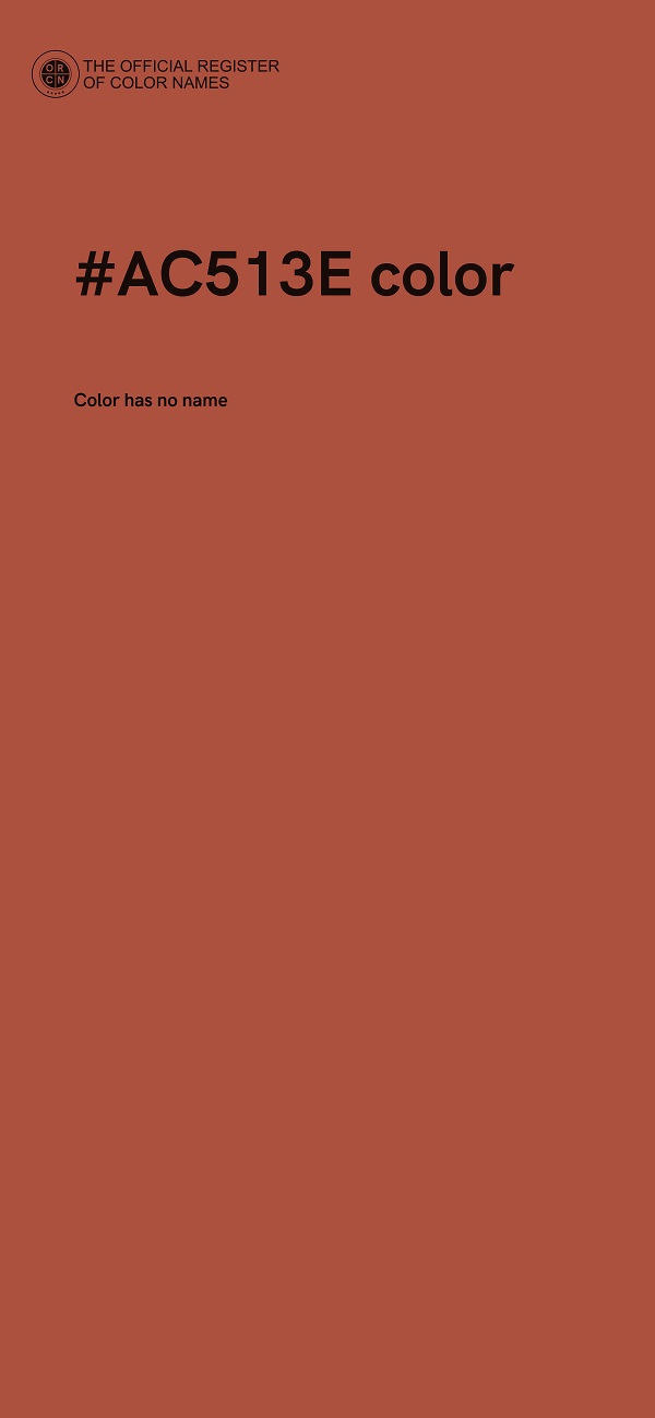 #AC513E color image