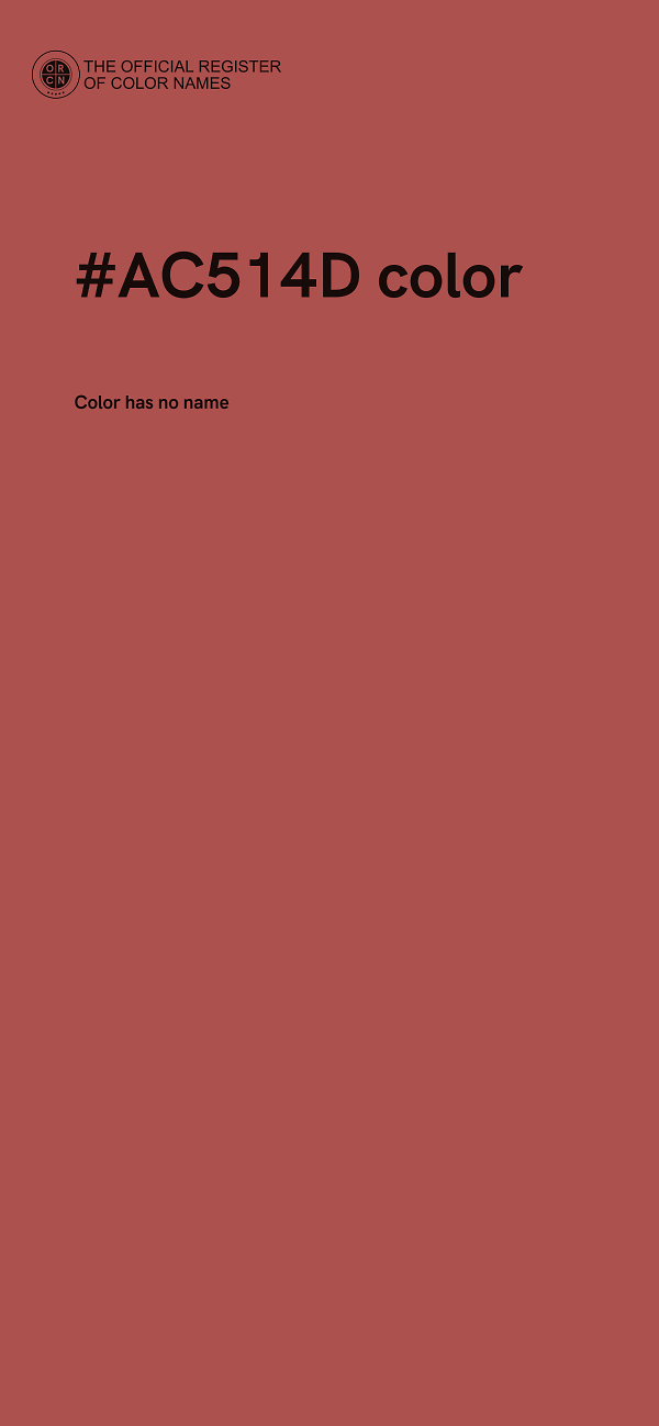 #AC514D color image