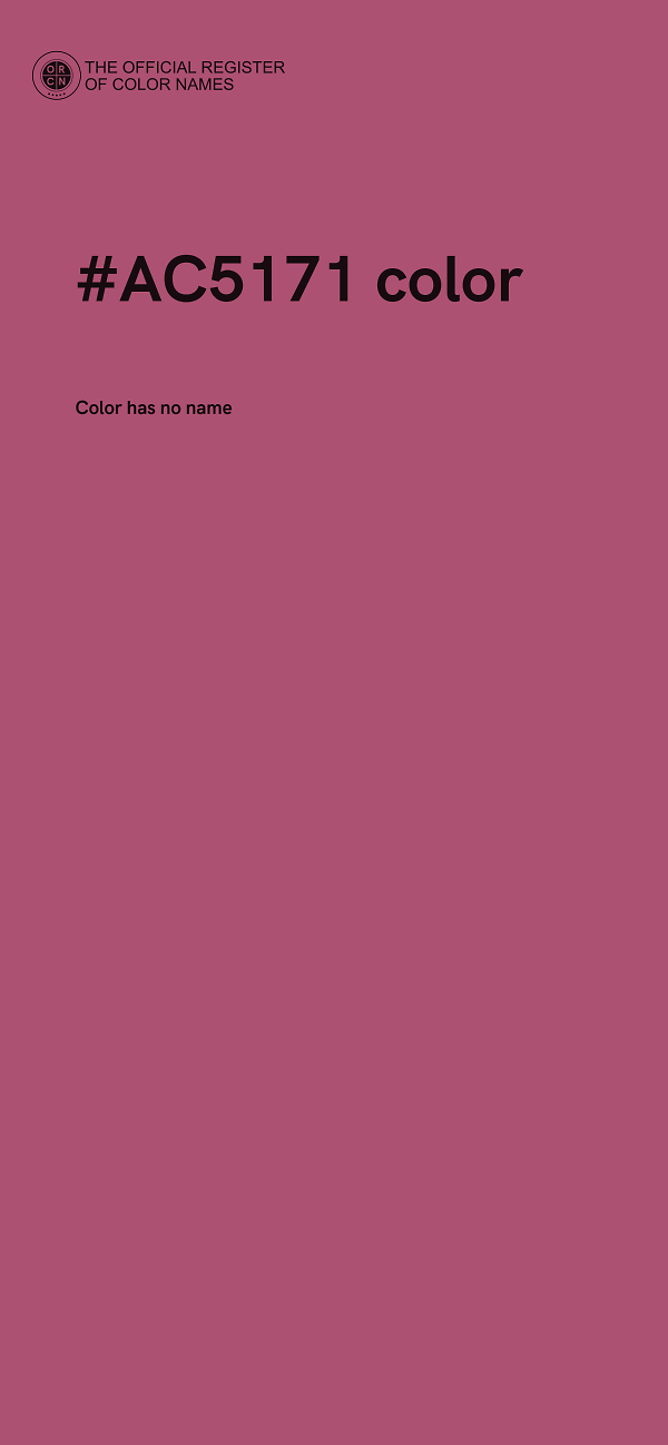 #AC5171 color image