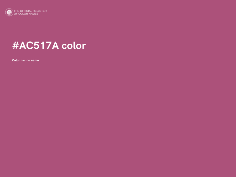 #AC517A color image