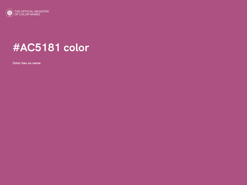 #AC5181 color image